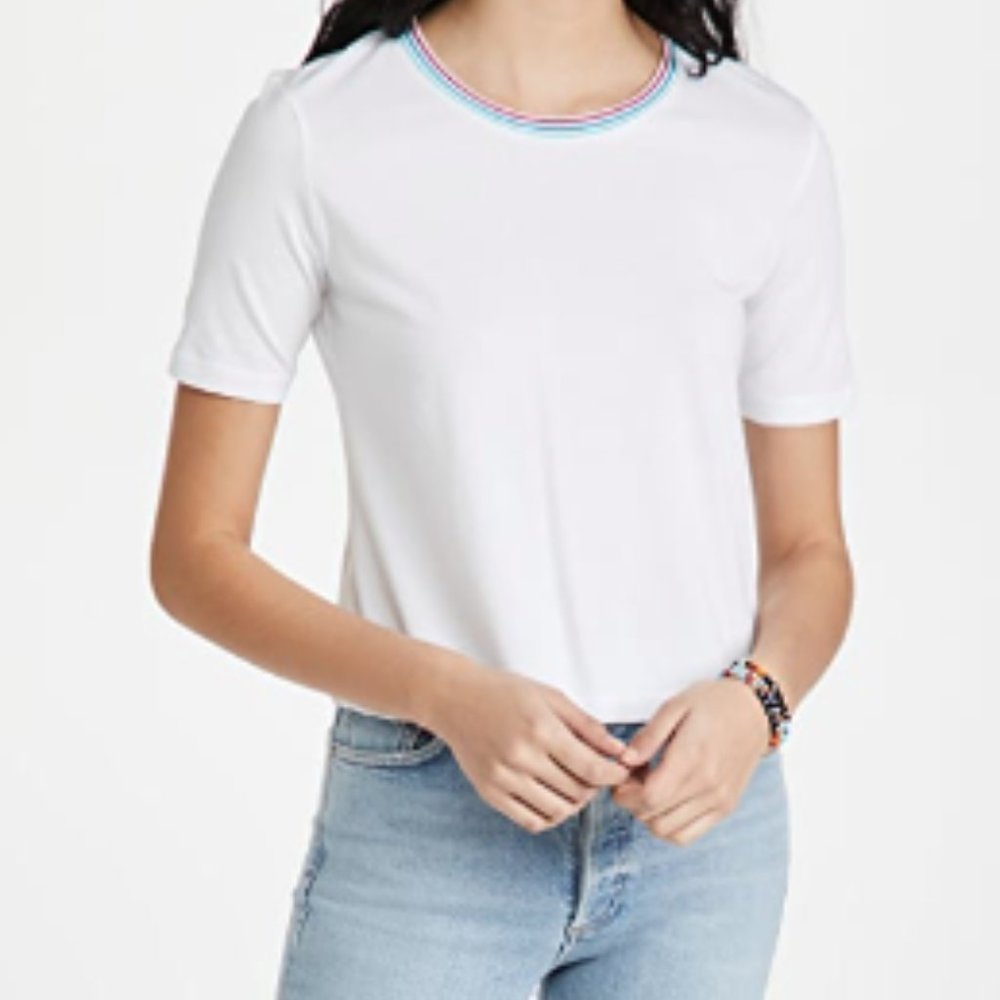 BB Dakota Rainbow Ringer Tee